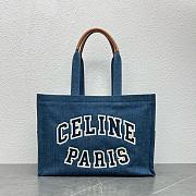 	 Kitlife Celine Small Cabas Calfskin Denim Blended Farbics - 41 X 28 X 17 - 1