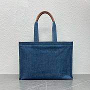 	 Kitlife Celine Small Cabas Calfskin Denim Blended Farbics - 41 X 28 X 17 - 3