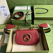 	 Kitlife Gucci Blondie mini bag red - W22cm x H13cm x D5.5cm - 1