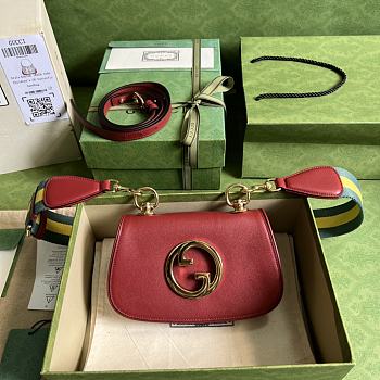 	 Kitlife Gucci Blondie mini bag red - W22cm x H13cm x D5.5cm