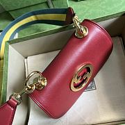 	 Kitlife Gucci Blondie mini bag red - W22cm x H13cm x D5.5cm - 2
