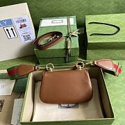 	 Kitlife Gucci Blondie mini bag brown - W22cm x H13cm x D5.5cm - 5