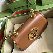 	 Kitlife Gucci Blondie mini bag brown - W22cm x H13cm x D5.5cm - 2