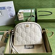 Kitlife Gucci GG Matelasse Leather Shoulder Bag 2 color (black, white) - 23.5*19*8cm - 2