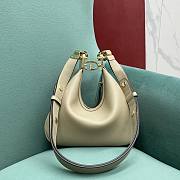 	 Kitlife Gucci Attache small shoulder bag beige - W23cm x H22cm x D5cm - 4