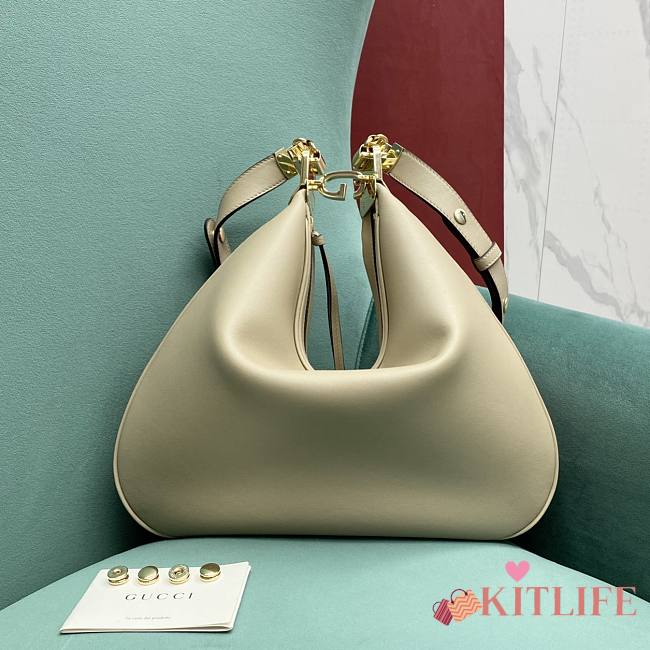 Kitlife Gucci Attache large shoulder bag beige - 35×4.5×30cm - kitlife.ru