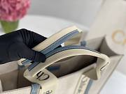 Kitlife Chloe Medium Woody Tote Bag Blue - 37*26*12cm - 5