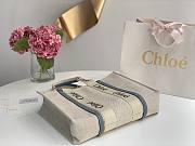 Kitlife Chloe Medium Woody Tote Bag Blue - 37*26*12cm - 2