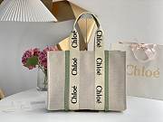 	 Kitlife Chloe Medium Woody Tote Bag Green - 37*26*12cm - 1