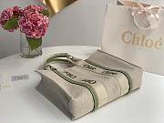 	 Kitlife Chloe Medium Woody Tote Bag Green - 37*26*12cm - 5