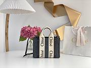 Kitlife Chloe small woody tote bag with strap Cashmere Gray - 26.5 cmx20x8cm - 1