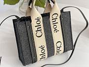 Kitlife Chloe small woody tote bag with strap Cashmere Gray - 26.5 cmx20x8cm - 2