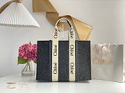 Kitlife Chloe large woody tote bag with strap Cashmere Gray - 45*33*13 cm - 1