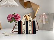 	 Kitlife Chloe small woody tote bag with strap Cashmere black&brown - 26.5 cmx20x8cm - 1