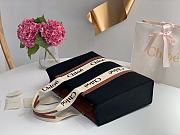 Kitlife Chloe large woody tote bag with strap black&brown - 45*33*13 cm - 6