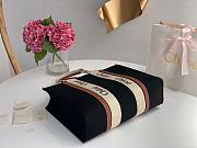 Kitlife Chloe large woody tote bag with strap black&brown - 45*33*13 cm - 4