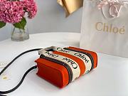 	 Kitlife Chloe small woody tote bag with strap Cashmere flame orange - 26.5 cmx20x8cm - 5