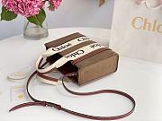 Kitlife Chloe small woody tote bag with strap light brown - 26.5 cmx20x8cm - 4