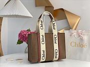 	 Kitlife Chloe medium woody tote bag with strap light brown - 37*26*12cm - 4