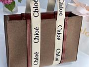 Kitlife Chloe large woody tote bag with strap light brown - 45*33*13 cm - 3
