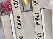 Kitlife Chloe medium woody tote bag with strap white - 37*26*12cm - 6