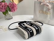 	 Kitlife Chloe small woody tote bag with strap black - 26.5 cmx20x8cm - 5