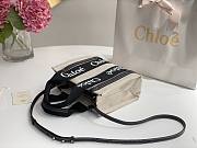 	 Kitlife Chloe small woody tote bag with strap black - 26.5 cmx20x8cm - 3