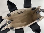 	 Kitlife Chloe small woody tote bag with strap black - 26.5 cmx20x8cm - 2