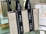 Kitlife Chloe large woody tote bag with strap black and beige - 45*33*13 cm - 5