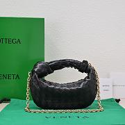 Kitlife Bottega Veneta Mini Jodie with chain black - 28x23x8cm - 1