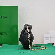 Kitlife Bottega Veneta Mini Jodie with chain black - 28x23x8cm - 5