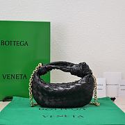 Kitlife Bottega Veneta Mini Jodie with chain black - 28x23x8cm - 3