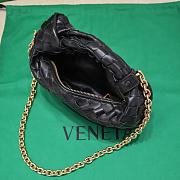 Kitlife Bottega Veneta Mini Jodie with chain black - 28x23x8cm - 2