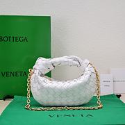 	 Kitlife Bottega Veneta Mini Jodie with chain white - 28x23x8cm - 1