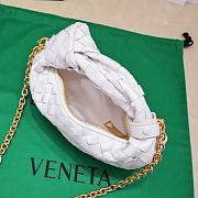 	 Kitlife Bottega Veneta Mini Jodie with chain white - 28x23x8cm - 3