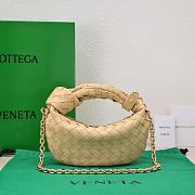 Kitlife Bottega Veneta Mini Jodie with chain Porridge - 28x23x8cm  - 1