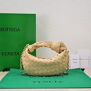 Kitlife Bottega Veneta Mini Jodie with chain Porridge - 28x23x8cm  - 4