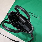 Kitlife Bottega Veneta Small Cassette Tote Bag Black - 22*16.5*5.5cm - 3