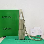 	 Kitlife Bottega Veneta Small Cassette Tote Bag Light Green - 22*16.5*5.5cm - 4