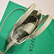 	 Kitlife Bottega Veneta Small Cassette Tote Bag Light Green - 22*16.5*5.5cm - 3