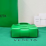 Kitlife Bottega Veneta Small Cassette Tote Bag Green - 22*16.5*5.5cm - 5