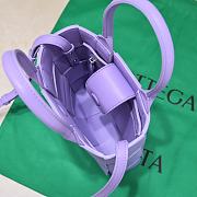 	 Kitlife Bottega Veneta Small Cassette Tote Bag Purple - 22*16.5*5.5cm - 4