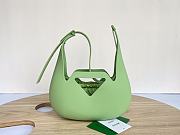 Kitlife Bottega Veneta Rubber Punch Shoulder Bag Light Green - 27x17x7.5cm - 1