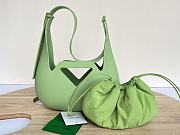 Kitlife Bottega Veneta Rubber Punch Shoulder Bag Light Green - 27x17x7.5cm - 3