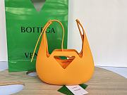 	 Kitlife Bottega Veneta Rubber Punch Shoulder Bag Orange - 27x17x7.5cm - 1