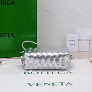 	 Kitlife Bottega Veneta Mini Loop Crossbody Bag Silver - 17*10*6cm - 2