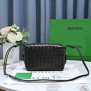 	 Kitlife Bottega Veneta Small Loop Camera Bag Black - 22x15.5x9cm - 1