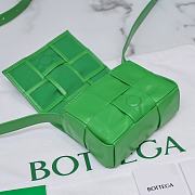 	 Kitlife Bottega Veneta Salon 03 Cassette Intrecciato Parakeet Leather - 12x8x4cm - 5