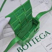 	 Kitlife Bottega Veneta Salon 03 Cassette Intrecciato Parakeet Leather - 12x8x4cm - 2