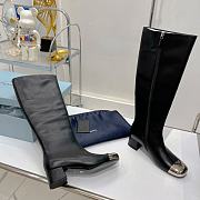 	 Kitlife Prada Knee High Boot Black Leather - 4